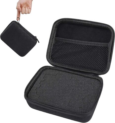 Étui de transport et de voyage compatible avec GoPro Hero 8/7/6/5/4/3+/3/2 Osmo Action, appareils et accessoires, noir, petit