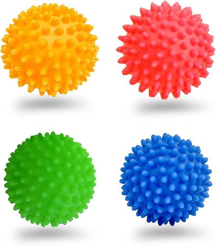 Boules de lavage pour le linge Boules de lavage Boules de lavage colorées solides Boules de séchage réutilisables sans enchevêtrement (4 pièces)