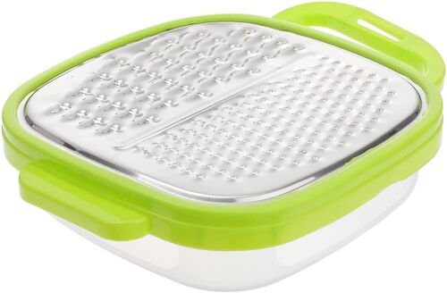 Râpe À Fromage 2 En 1 Pour La Cuisine Avec Boîte - Râpe À Légumes Avec Récipient De Rangement Et Poignée
