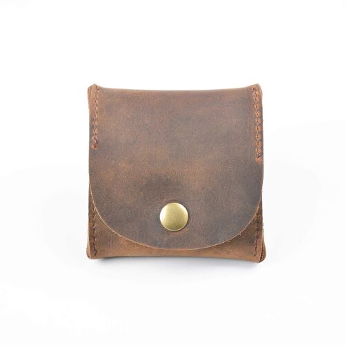 Porte-monnaie en cuir véritable pour hommes et femmes