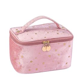 Trousse de maquillage portable, trousse de maquillage de voyage pour femmes et filles