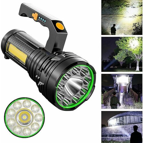 Lampe Portable Multifonctionnelle Rechargeable, Projecteur D'extérieur Étanche, Éclairage D'urgence Usb