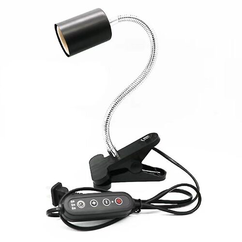 Lampe Chauffante Infrarouge Pour Tortues, Lampe Chauffante Pour Terrarium, Lampe À Pince Avec Douille Col De Cygne De 30 Cm Pour Reptiles Et Amphibiens 1,8 M Eurocode