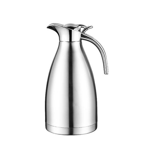 Thermos, Bouteille Isotherme, Thermos À Café 2 L, Cafetière Isotherme À Double Paroi En Acier Inoxydable 304, Pour Eau Chaude Au Bureau Ou À L'hôtel