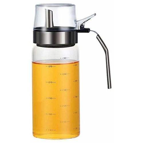 Fournitures De Cuisine En Acier Inoxydable, Bidons D'huile En Acier Inoxydable, Bouteilles D'huile De Cuisson, Bouteilles Anti-Poussière Pour Sauce Au Vinaigre Domestique, Pots De Vinaigre (300 Ml)