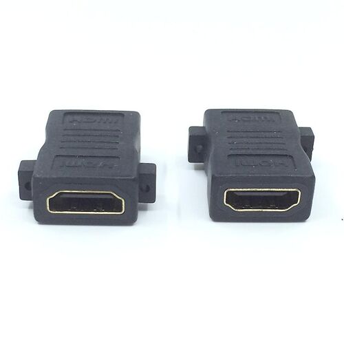 Adaptateur HDMI femelle vers femelle, lot de 2 coupleurs HDMI