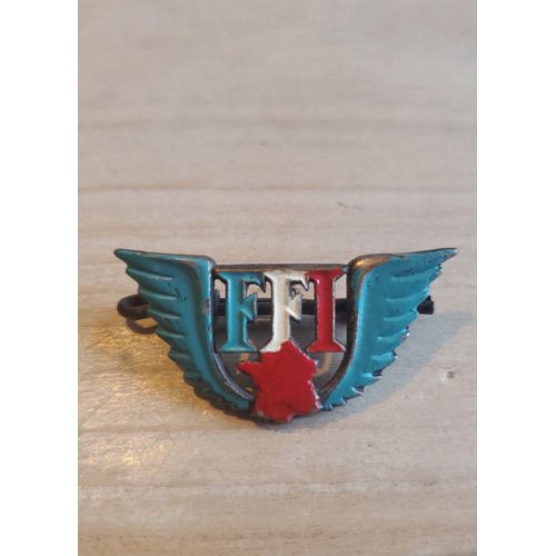 Insigne Resistance Des Ffi Forces Francaises De L'Interieur De La Resistance Numerote