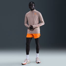 Short De Running Avec Sous-Short Intégré Dri-Fit Nike Stride « Eliud Kipchoge » 13 Cm Pour Homme - Orange