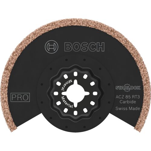 Bosch 1x Lame pour outil multifonctions PRO Multi Material ACZ 85 RT3 (pour Mortier, Béton cellulaire, Ø 85 mm, Professional Accessoire Outil multifonction)