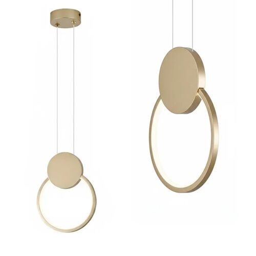 Suspension FOREVER LED 11W 660 lm 4000K dorée IP20 ¿ HOROZ