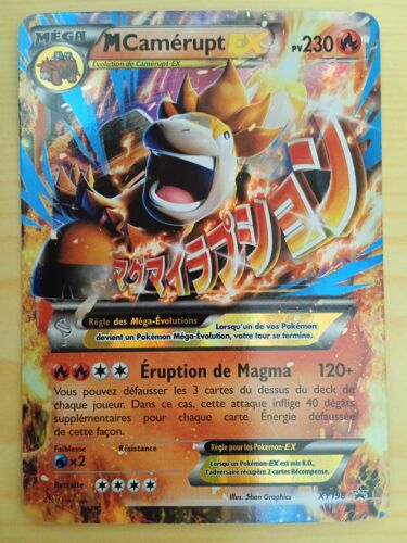 Carte Pokémon - M Camerupt Ex (Mega) - Xy 198