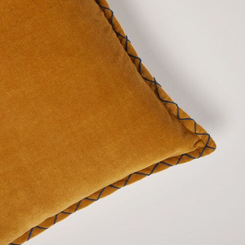 Housse De Coussin 40x40 Cm Moutarde
