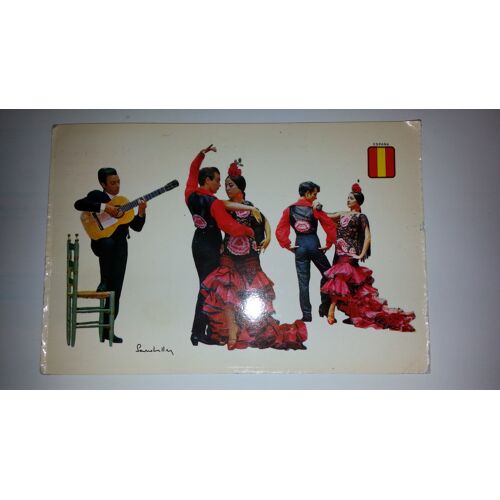 Carte Postale: Ballet "Los Flamencos" 1969