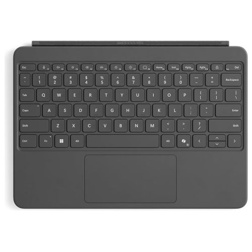 Microsoft Clavier Signature pour Surface Pro - 12-inch - clavier - avec pavé tactile, accéléromètre - rétroéclairé - dock magnétique - AZERTY - Français - ardoise - 73 % de fibres à base de bois...