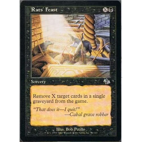 Rats Feast ( Festin Des Rats ) - Magic Mtg - Judgement 71 - C