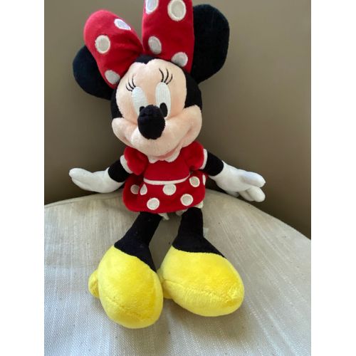 Peluche Minnie robe rouge Disney 29cm