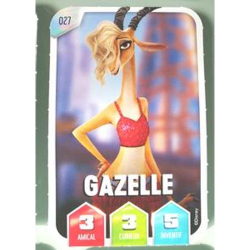 Carte Disney Leclerc 2025 - N ° 27 Gazelle