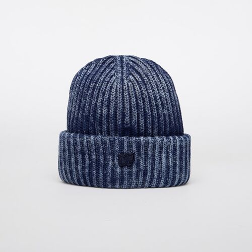 Bonnet Daily Paper Knitted Washed Beanie Indigo Universal