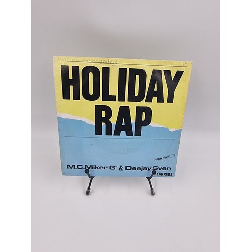 Vinyle 45 Tours Holiday Rap : M.C. Miker G & Deejay Sven Avec Fourreau