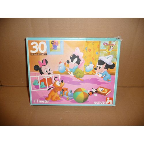 Puzzle Nathan 30 pièces - Disney la nurserie