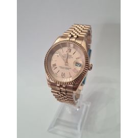 Seiko  Cadran Roman Or Rose, Boîtier Full Or Rose 39mm, Mouvement Nh35