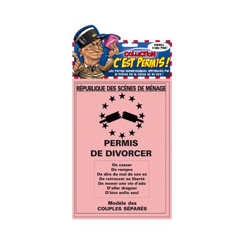 Permis De Divorcer