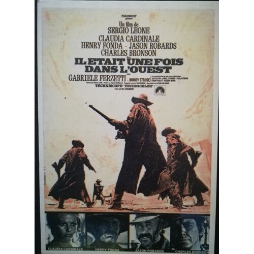 Carte Postale Cinema / Il Etait Une Fois Dans L'ouest / Sergio Leone / Claudia Cardinale / Henry Fonda / Charles Bronson