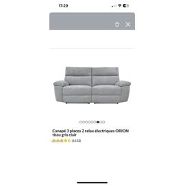 🚨Urgent ! 🚨Bonjour je revends mon canapé électrique en très bon état et qui a très peu servi. Stocké dans mon appartement, il a été lessivé. À venir récupérer sur la commune de SAINT BRES. 