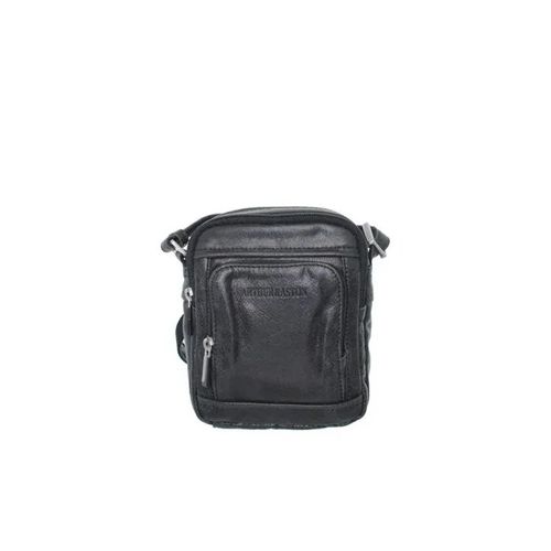 Sacoche Bandoulière Arthur et Aston en cuir ref 36138 noir