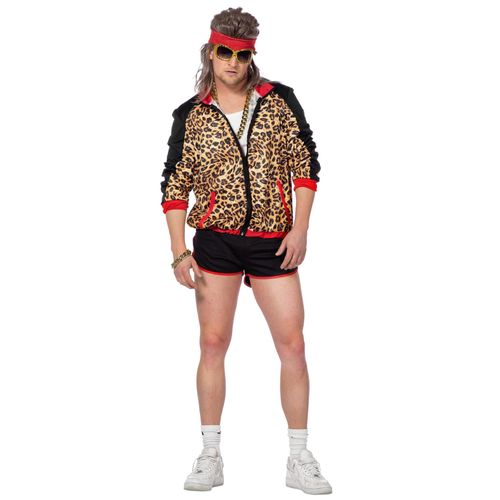 Déguisement Années 80 Imprimé Léopard Homme - Taille: 58 Eu (Xl/Xxl)