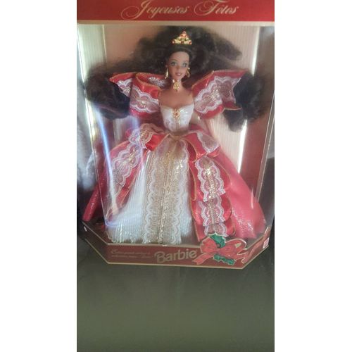 Poupée barbie joyeuses fêtes