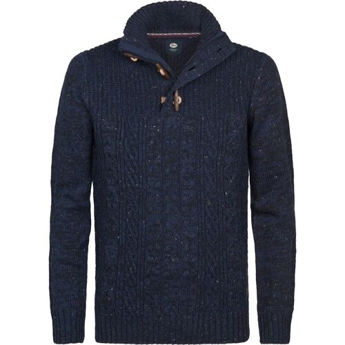 Petrol Pull À Câble Half Zip Hamilton Marine Bleu Bleu Foncé Taille 3xl
