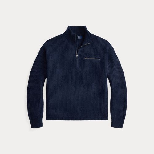 Pull Col Cheminée Demi-Zippé