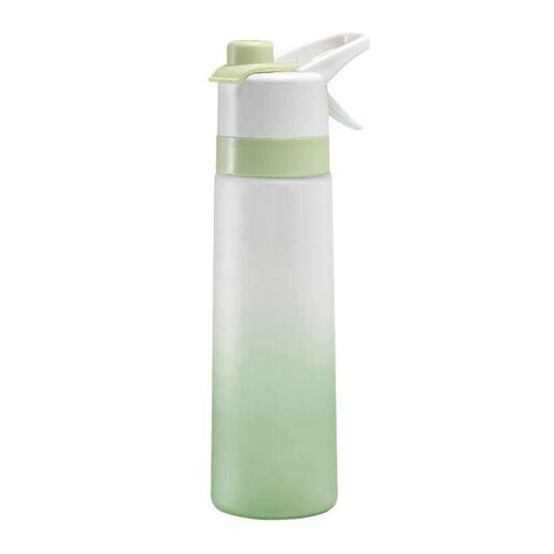Gourde Portable Etanche Grande Capacite Avec Brumisateur, Verte, Ref. : 7165