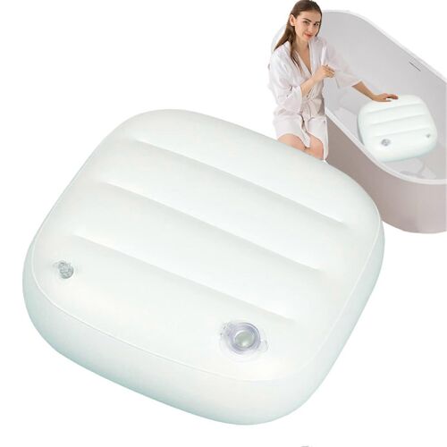 Coussin de siege de baignoire gonflable pour spa, coussin d'assise gonflable pour baignoire, coussin de siege pour spa interieur et exterieur pour baignoires a domicile, salle de bain