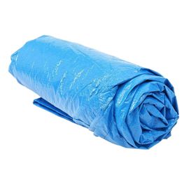 Tapis de piscine rond reutilisable pour piscines hors sol, protection anti-perforation, 2,74 m