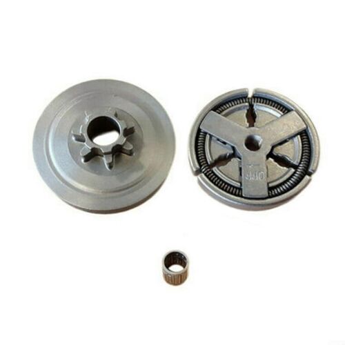 Pieces de rechange pour tronçonneuses chinoises : kit pignon, embrayage et tambour pour modeles 4500, 5200 et 5800