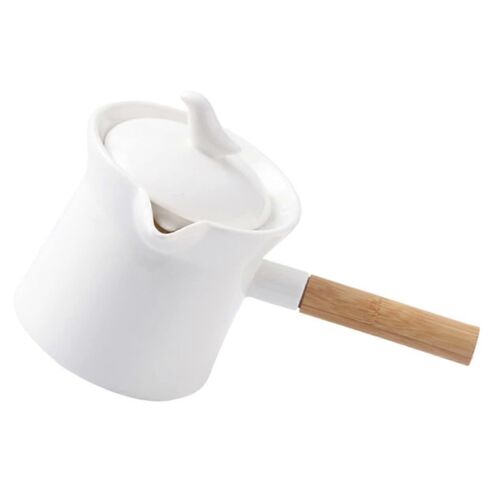 Pot a lait en ceramique Wooden Sap, ustensile de cuisine