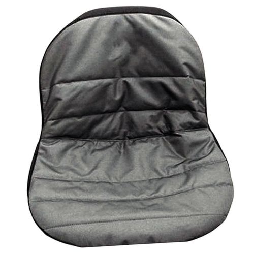 Housse de siege pour tondeuse autoportee avec sac de rangement, impermeable, grise, pour tracteur et jardinage.