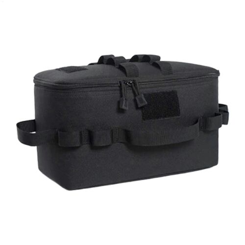 Sac De Rangement Pliable Pour Le Camping ¿ Sac De Pique-Nique, Impermeable, Pliable, Organisateur D'ustensiles De Cuisine Noir