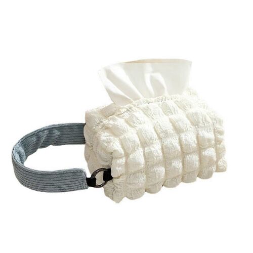 Boîte a mouchoirs Puff, boîte de rangement pour mouchoirs de bureau, porte-serviettes, organiseur de mouchoirs, decoration interieure