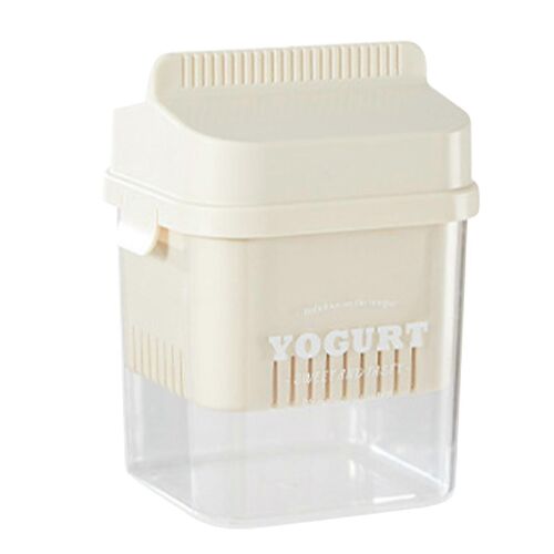 Passoire A Yaourt Sec Avec Couvercle, Filtre A Fromage Pour Yaourtiere, Passoire A Mailles Fines, Filtre A Babeurre Multi-Usages