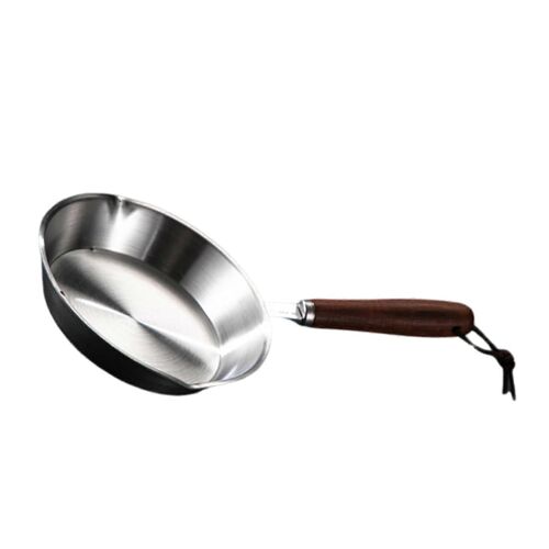 Casseroles Anti-Eclaboussures D'huile, Petites Casseroles, Petites Casseroles A Lait Antiadhesives, Casseroles A Huile Chaude, Texture En Acier Inoxydable 304, Convient Pour Faire Couler L'huile, 12 Cm.