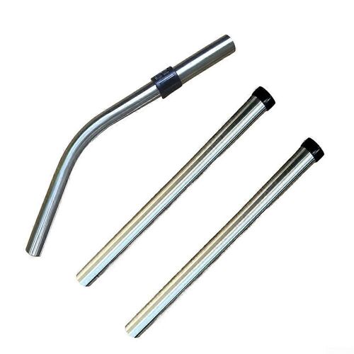 Lot de 3 tubes d'extension de 32 mm en acier inoxydable, compatibles avec les aspirateurs Numatic Henry.