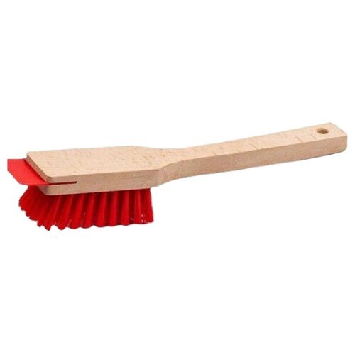 Grattoir pour tondeuse a gazon, brosse de nettoyage ergonomique a poils resistants pour le jardin