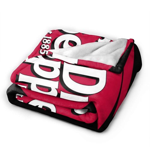 Couverture En Flanelle 127 X 152 Cm, Legere, Motif Classique, Resistante Et Confortable, Ideale Comme Cadeau Pour Les Amoureux Ou Les Adultes.