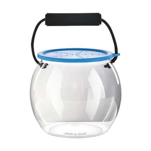 Recipient De Transport Pour Poissons Petit Aquarium Recipient De Transport Transparent Et Respirant Pour Les Voyages, Les Enfants, L'exterieur, Le Bureau, La Peche