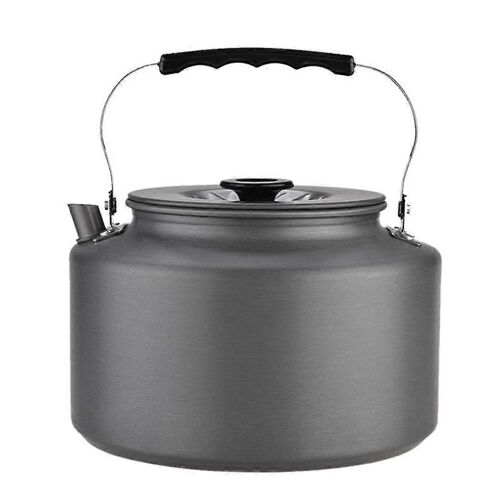 Bouilloire sifflante de camping 2L en aluminium pour la peche, barbecue et rechaud a gaz Ref. : 4702