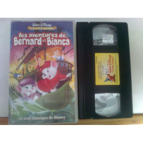 Cassette Vidéo Vhs - Les Aventures De Bernard Et Bianca - Walt Disney