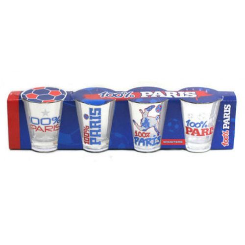Set De 4 Verres Shooters 100% Paris